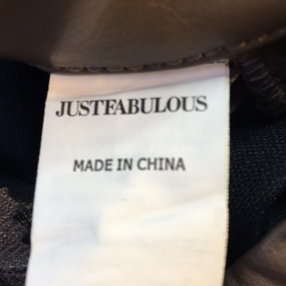 Just Fabulous faux leather high waisted leggings - Picture 9 of 11